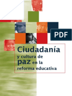 Ciudadania y Cultura de Paz en La Reforma Educativa