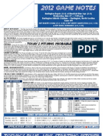 Bluefield Blue Jays Game Notes 6-27