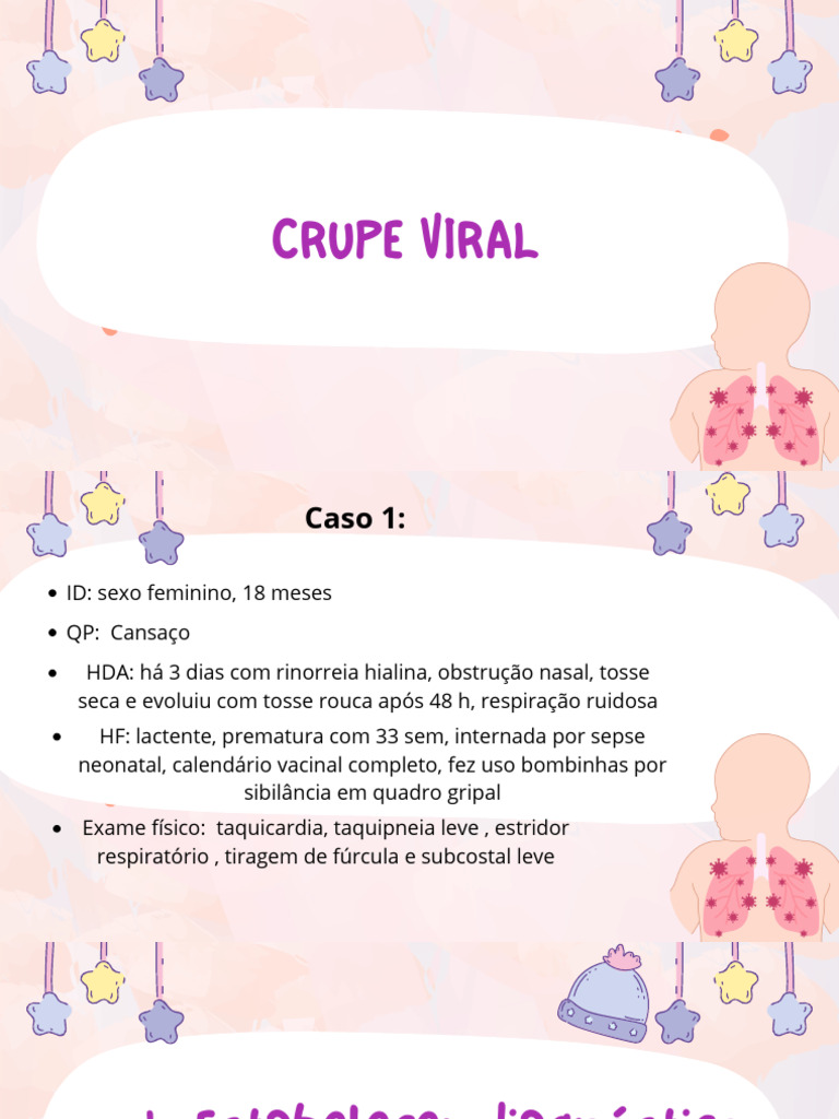 Diagnóstico e Tratamento do Crupe Viral | PDF | Índice de massa ...