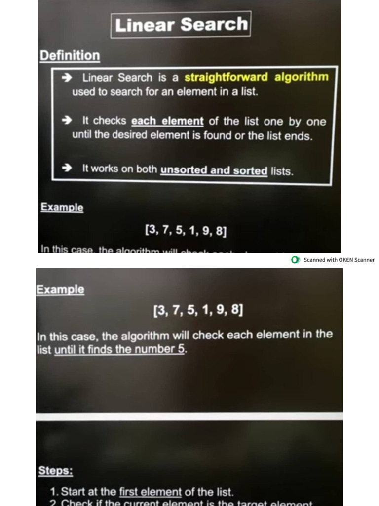 Linear Search | PDF