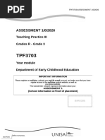 Unisa Teaching Practice Placement Guide | PDF