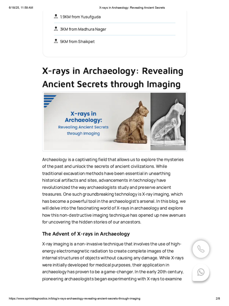 X-Rays in Archaeology - Revealing Ancient Secrets | PDF | Archaeology ...