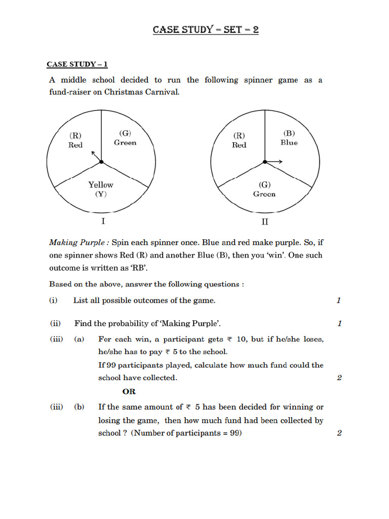 Case Study Set 2 CL 10 | PDF