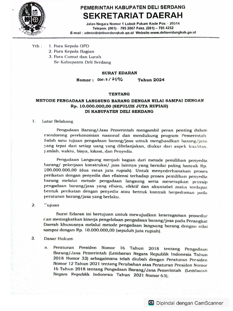 Surat Edaran | PDF