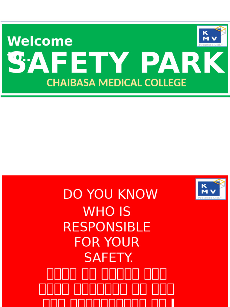 Welcome To : Safety Park | PDF