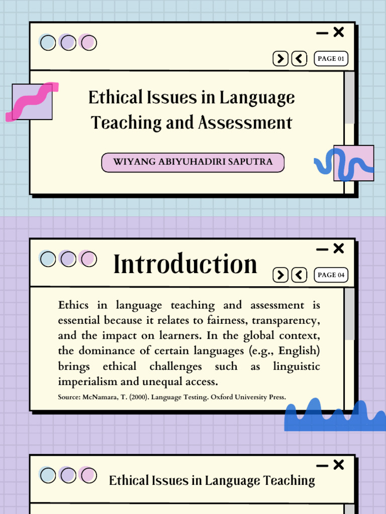 Ethical Considerations in Language Teaching | PDF | Educational ...