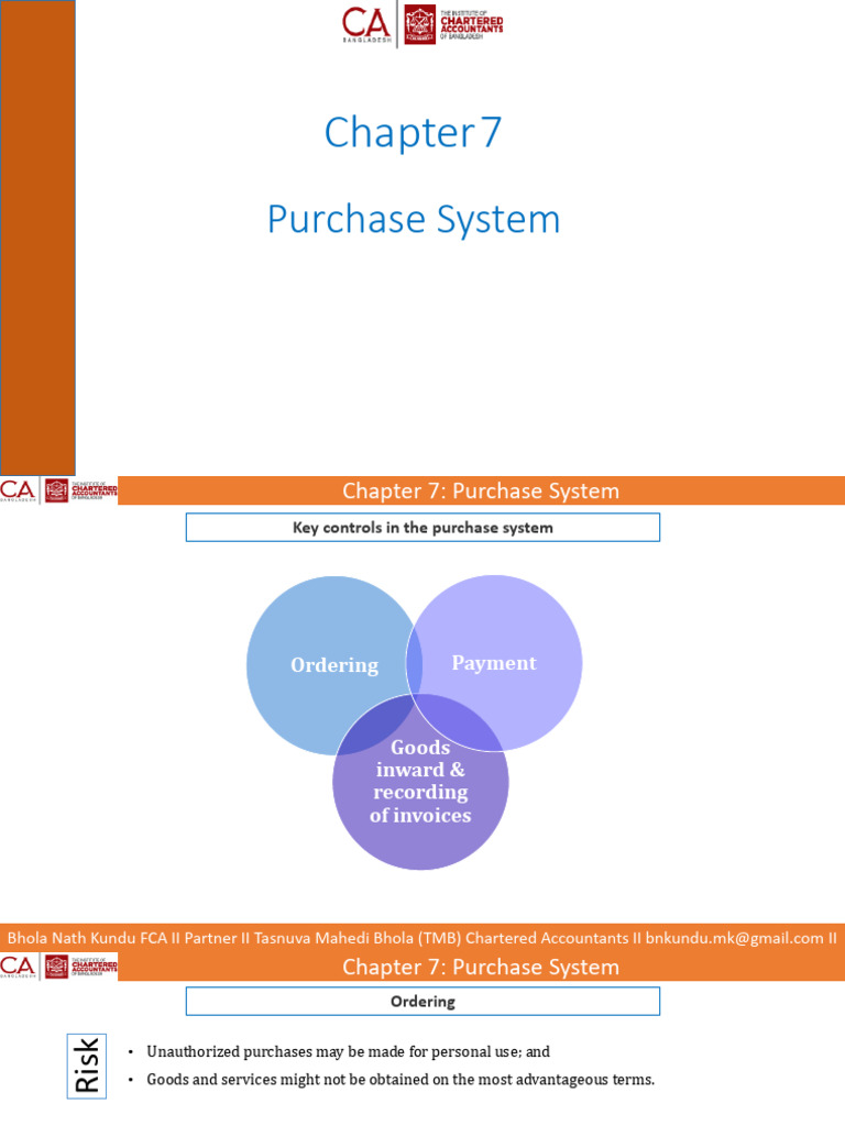 Chapter 7 - Purchase System | PDF | Cheque | Accounts Payable