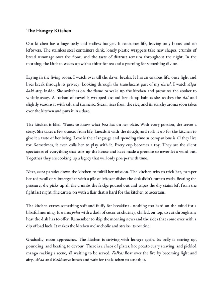 The Kitchen's Culinary Journey | PDF | Cuisine | Foods
