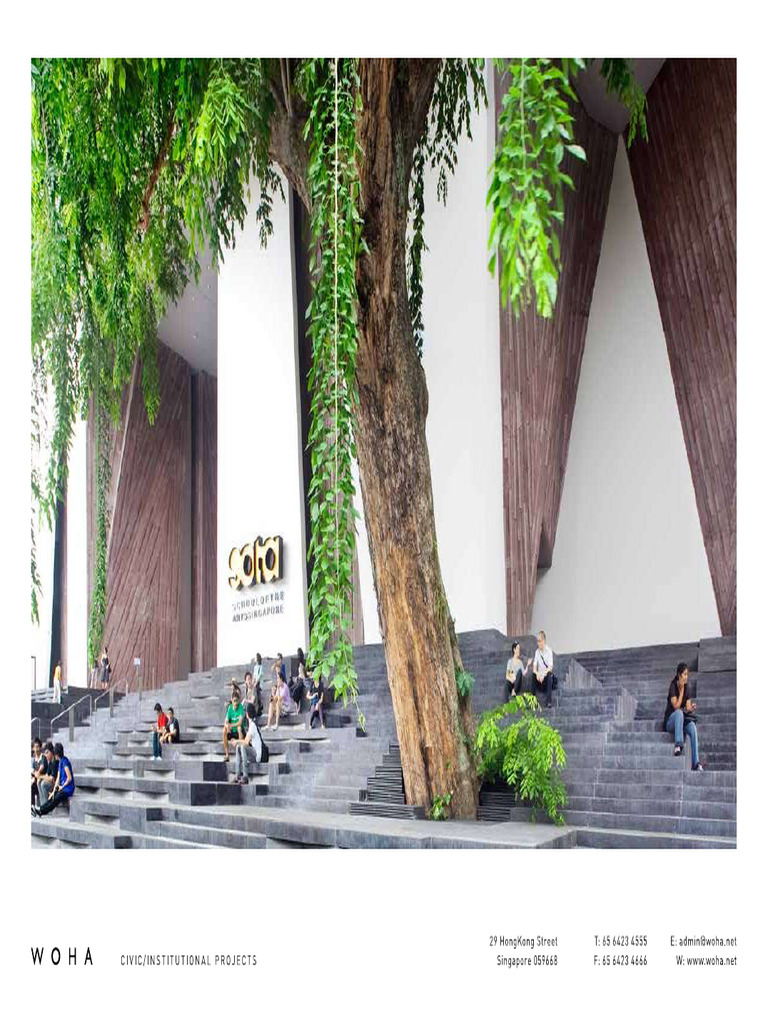 WOHA: Innovative Sustainable Architecture | PDF | Design