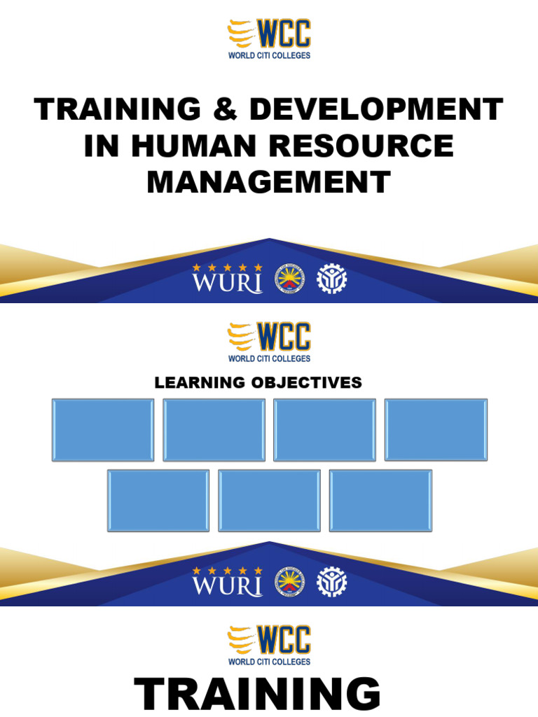 Human Resource Training & Development Guide | PDF | Human Resource ...