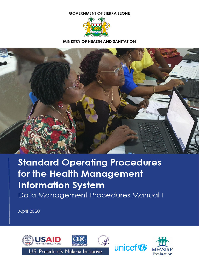 Facility Level Standard Operating Procedures | PDF | Data Management | Data