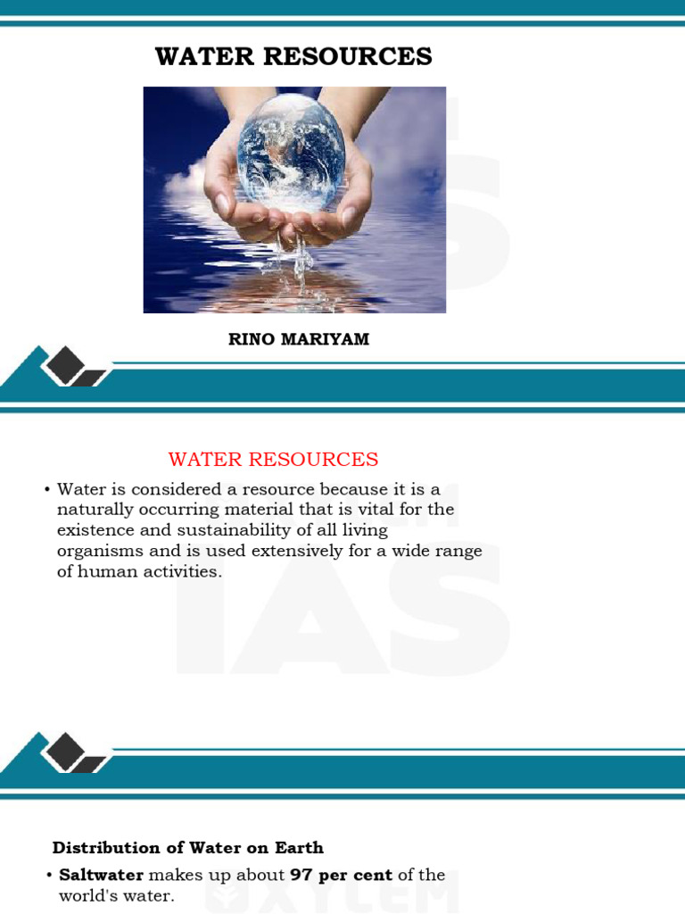 Water Resources and Crisis in India | PDF | Water Scarcity | Antarctica