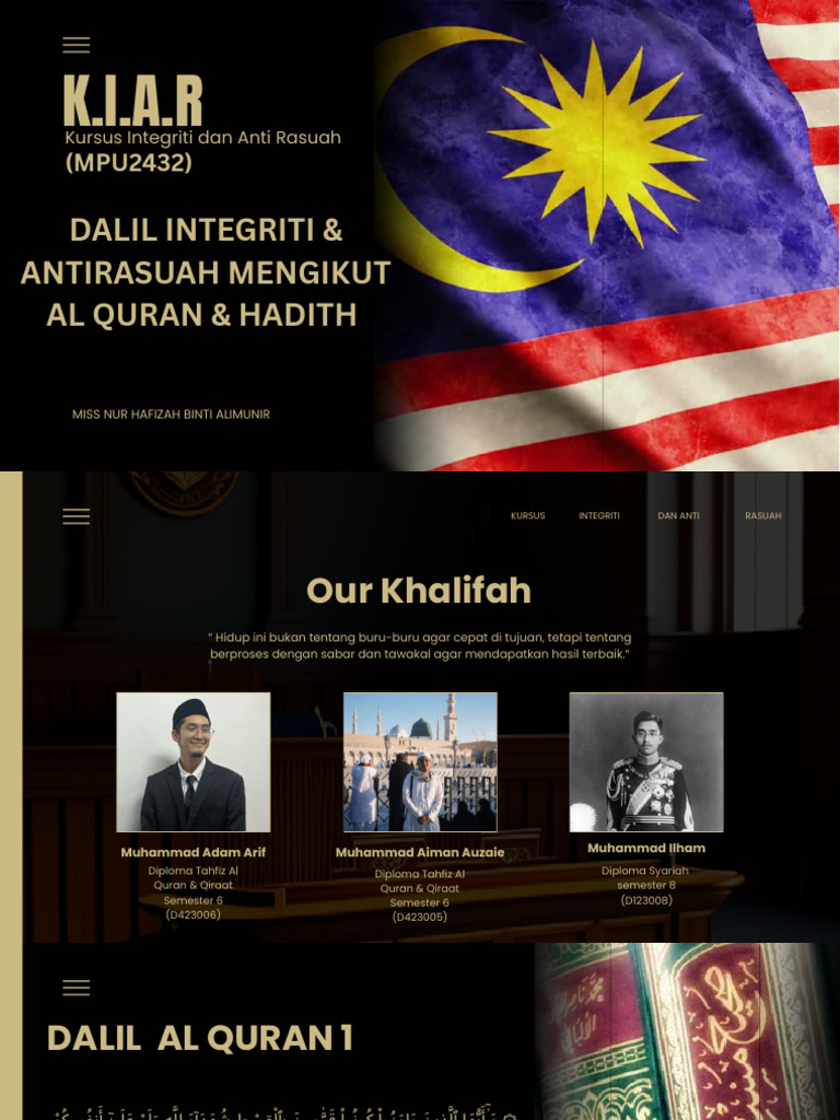 Integriti dan Anti Rasuah dalam Islam | PDF