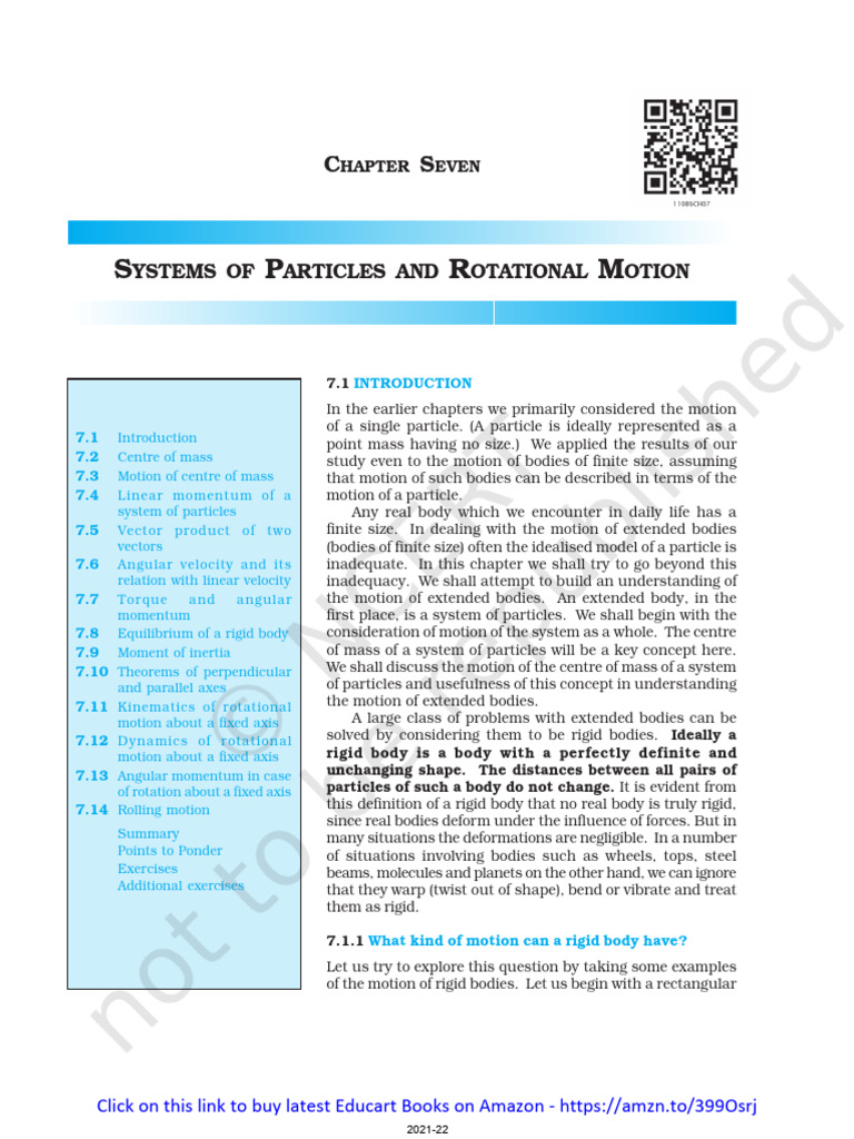 Rotational Motion and Particle Systems | PDF | Rotation Around A Fixed ...