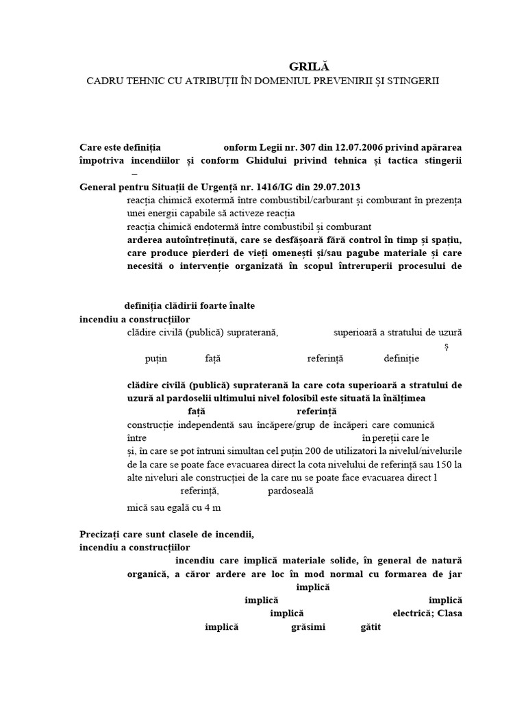 Modele Test Grila | PDF