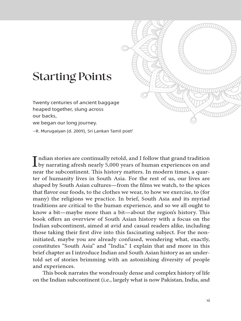 Overview of South Asian History | PDF | South Asia | Asia