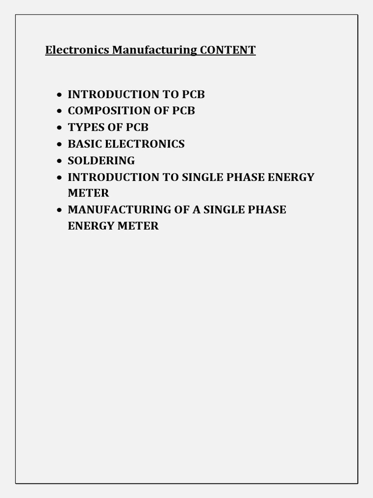PCB Manufacturing and Applications Guide | PDF | Printed Circuit Board ...