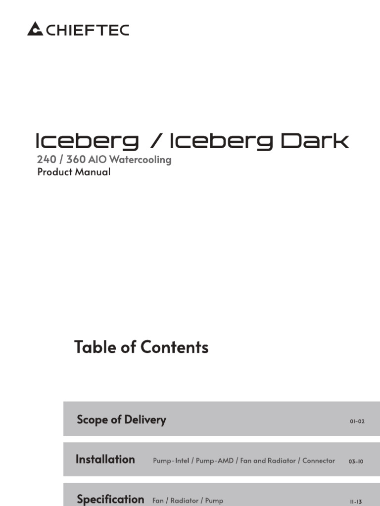 Iceberg Series Product Manual | PDF