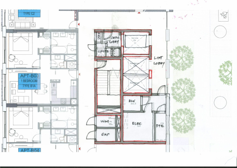Building Core Layout | PDF