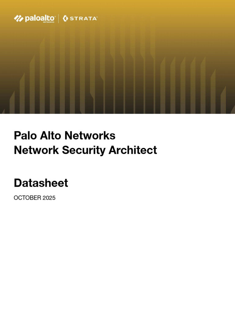 Palo Alto Networks Security Architect Guide | PDF | Cloud Computing ...
