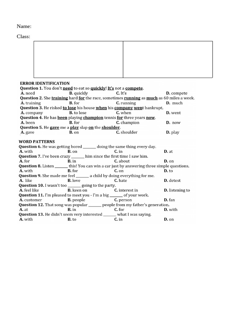 Test 1 | PDF