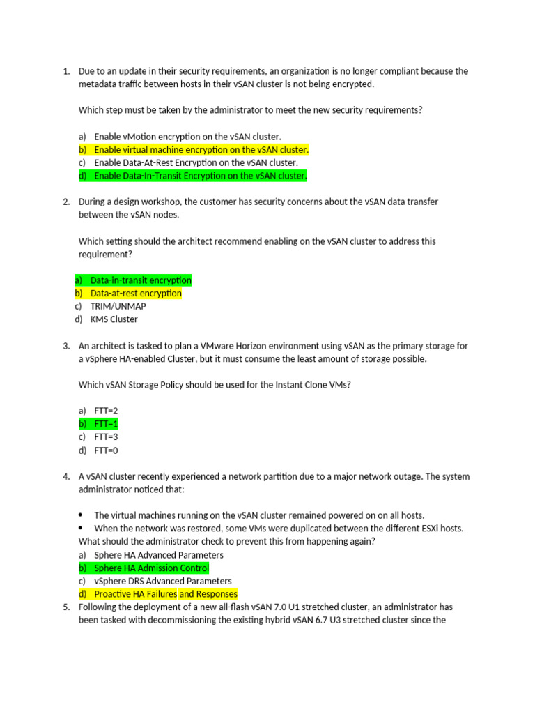 vSAN Security and Performance Optimization Guide | PDF | Computer ...