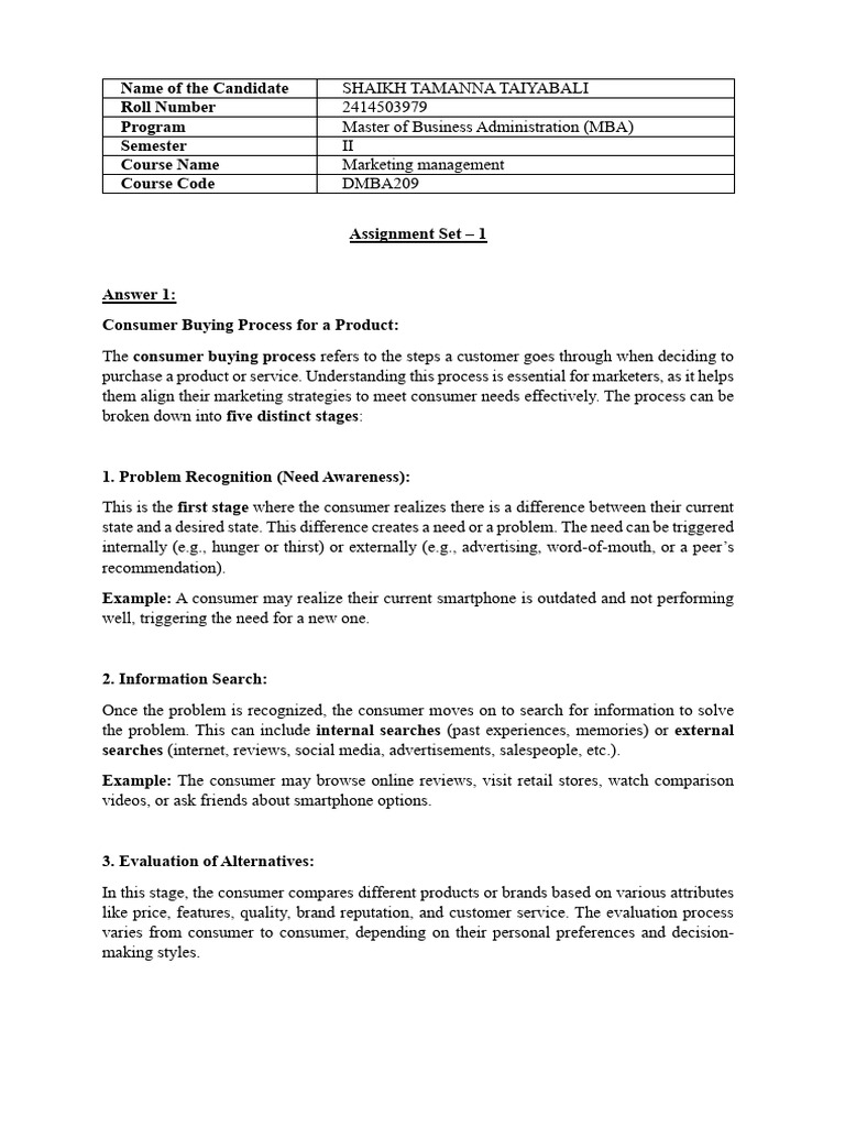 Consumer Buying Process and Segmentation | PDF | Pricing | Market ...