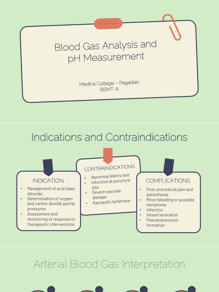 Blood Gas Analysis: Indications & Disorders | PDF | Physiology ...