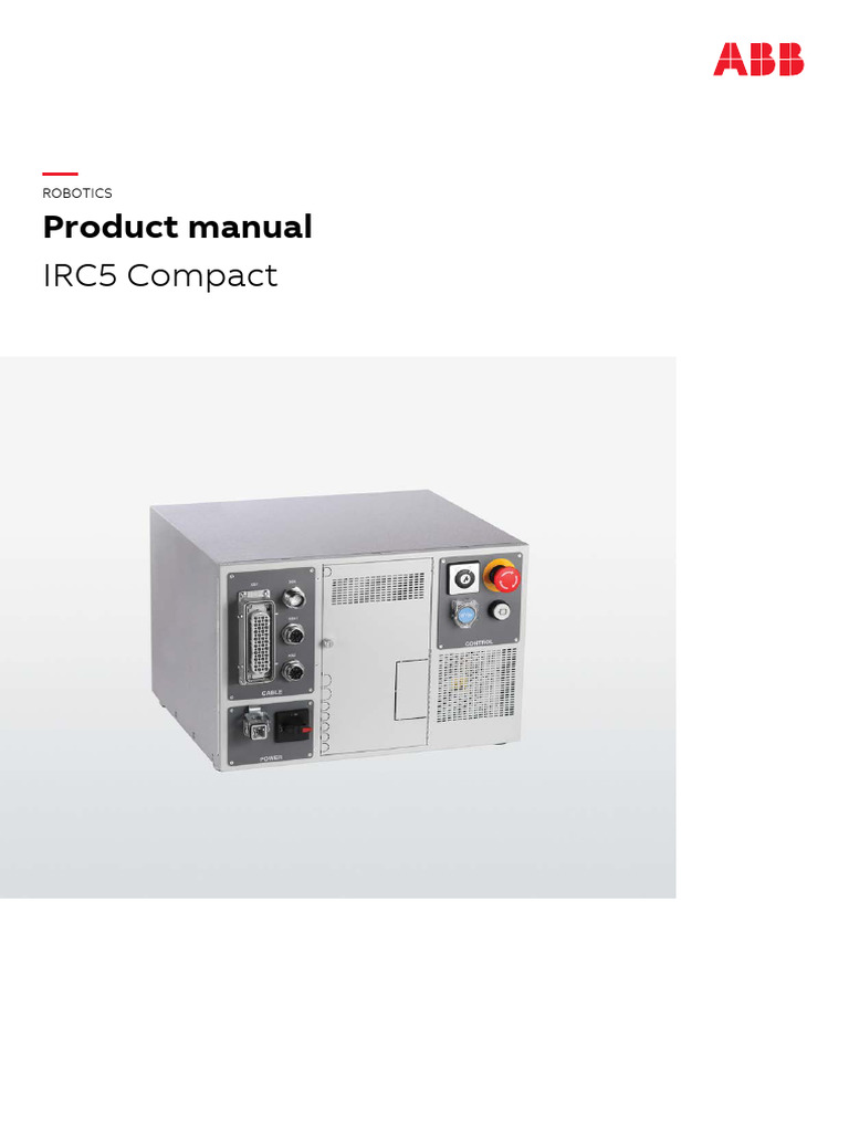 IRC5 Compact Product Manual | PDF | Safety | Computer Network