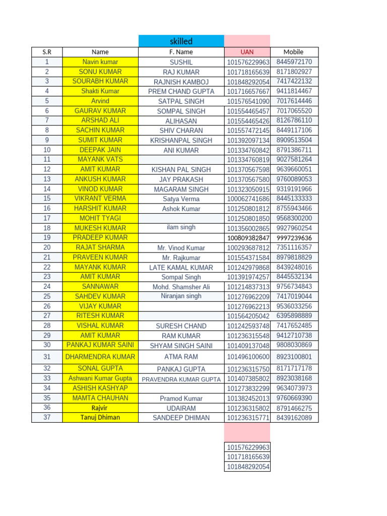 MZR Portal Active Members Dec 25 | PDF