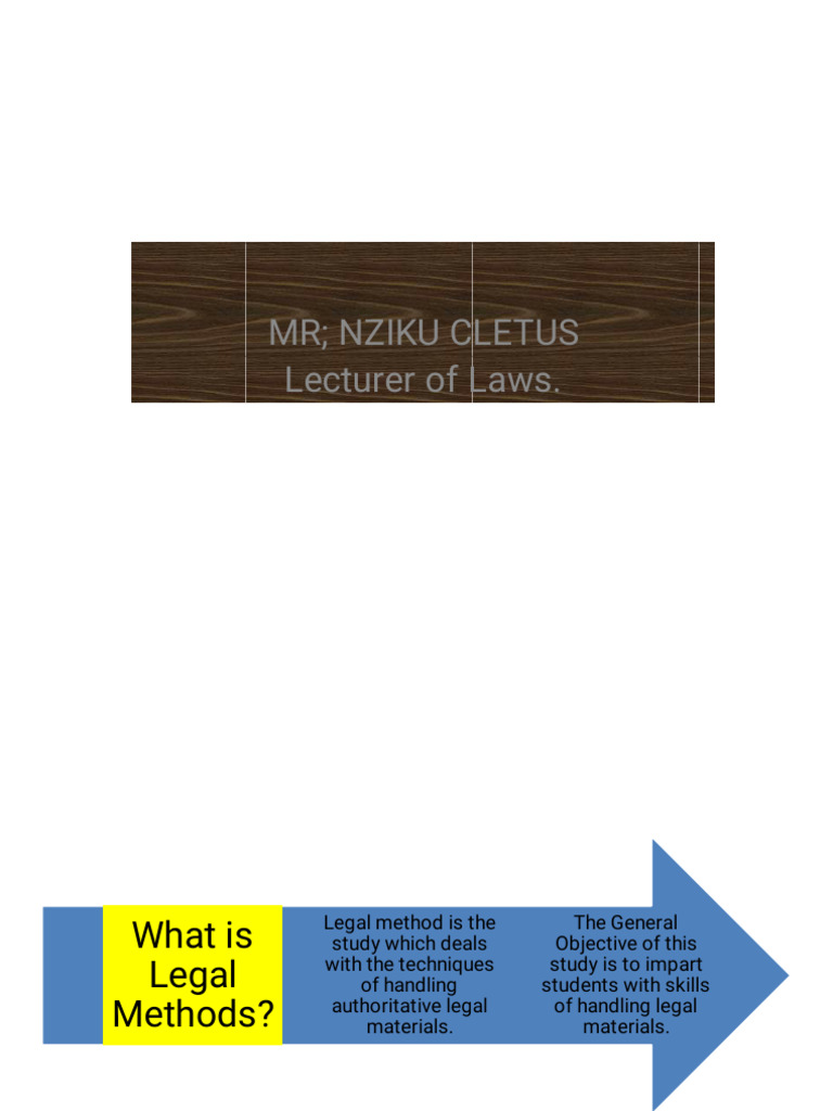 Legal Method 1 - 110842 - 120348 | PDF | Equity (Law) | Obiter Dictum
