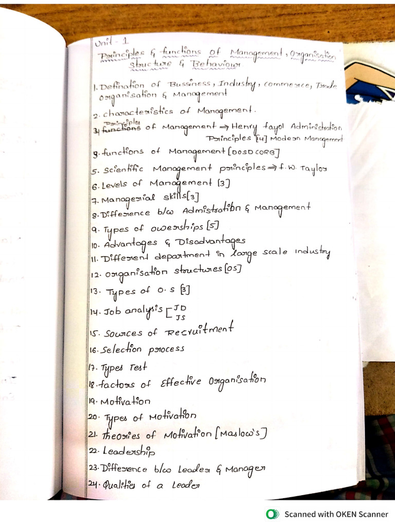Ime Notes 1st Unit | PDF