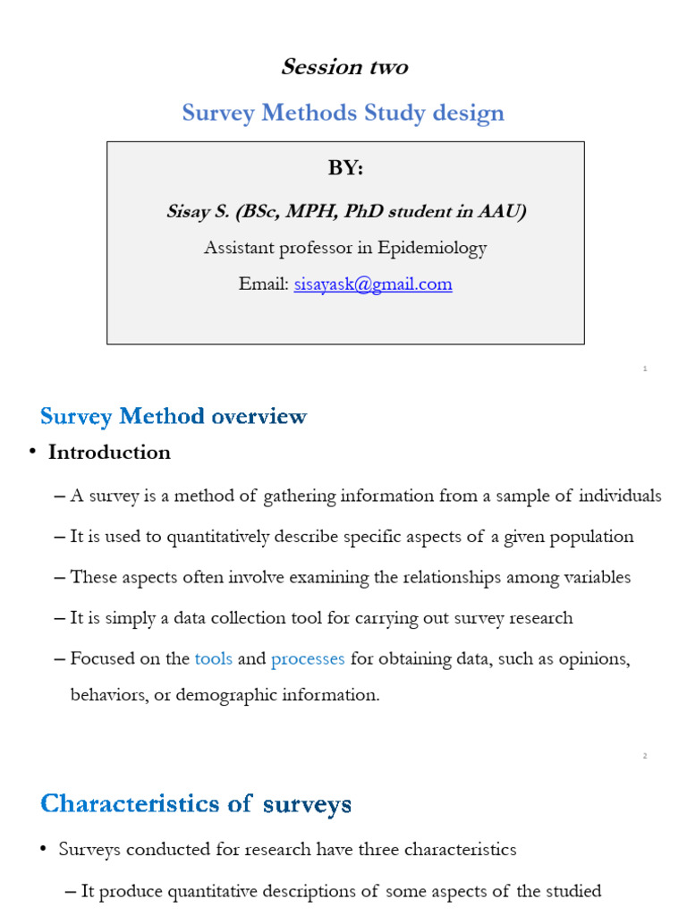 Survey Methods and Reliability Analysis | PDF | Survey Methodology ...