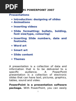 PowerPoint 2007: Features and Tutorial | PDF | Microsoft Office ...