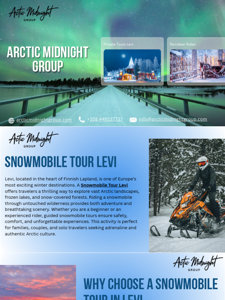 Snowmobile Tour Levi | PDF