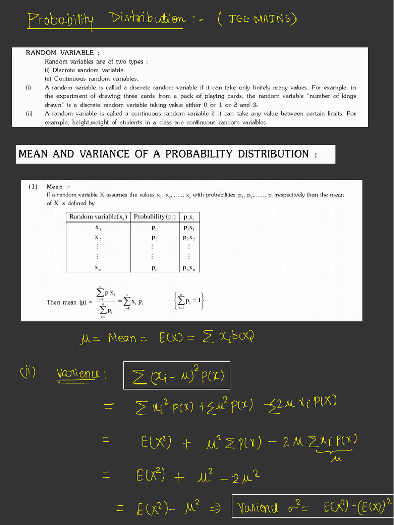 Probability Distribution Overview | PDF | Statistical Theory ...