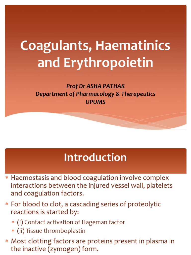 doc-1712230538966-839513277 | PDF | Coagulation | Anemia