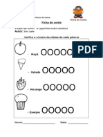 Ficha Do Conto - Divisão Das Silabas