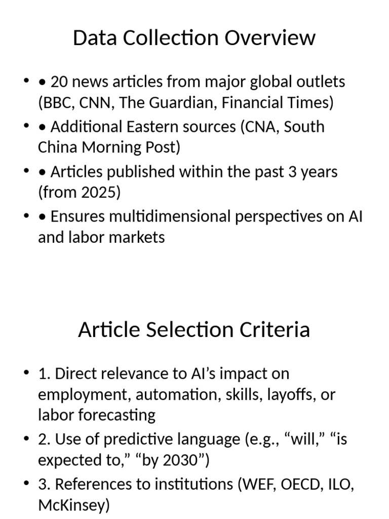 Data Collection Analysis Procedure Slides | PDF