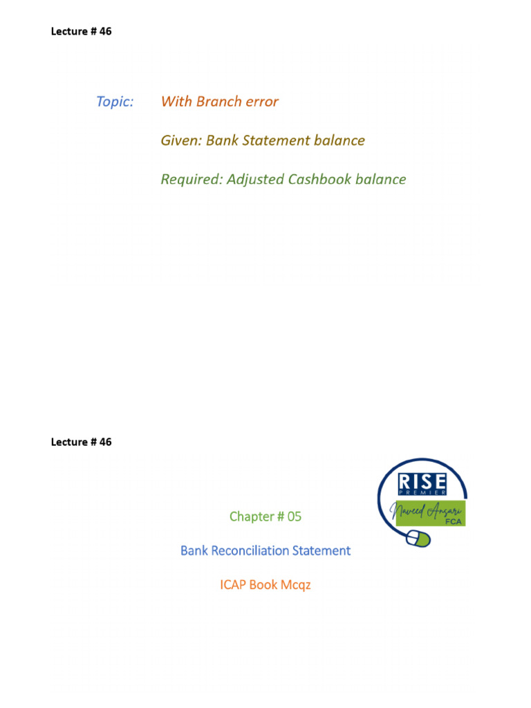 Lecture # 46 | PDF