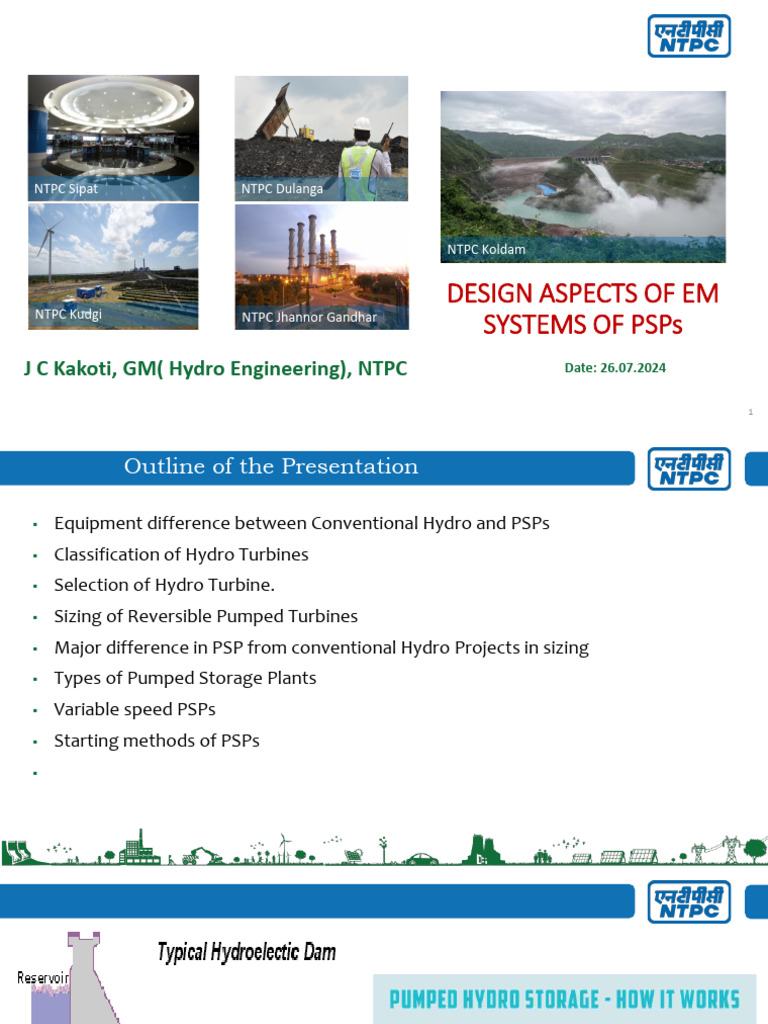 Design Aspects of Pumped Storage Plants | PDF | Electric Generator ...