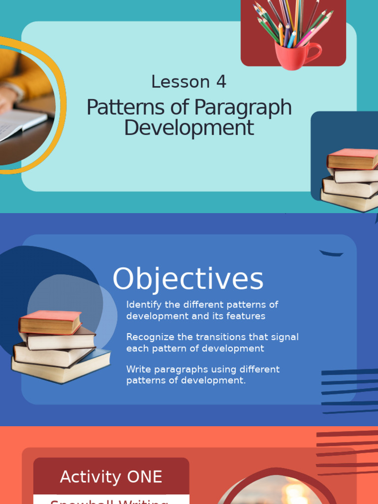 Patterns of Paragraph Development Guide | PDF | I Phone | Smartphone