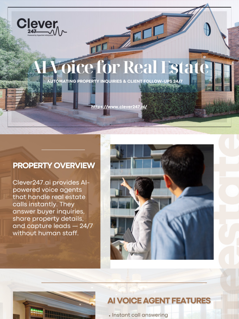 AI Voice Agents for Real Estate Lead Management | PDF