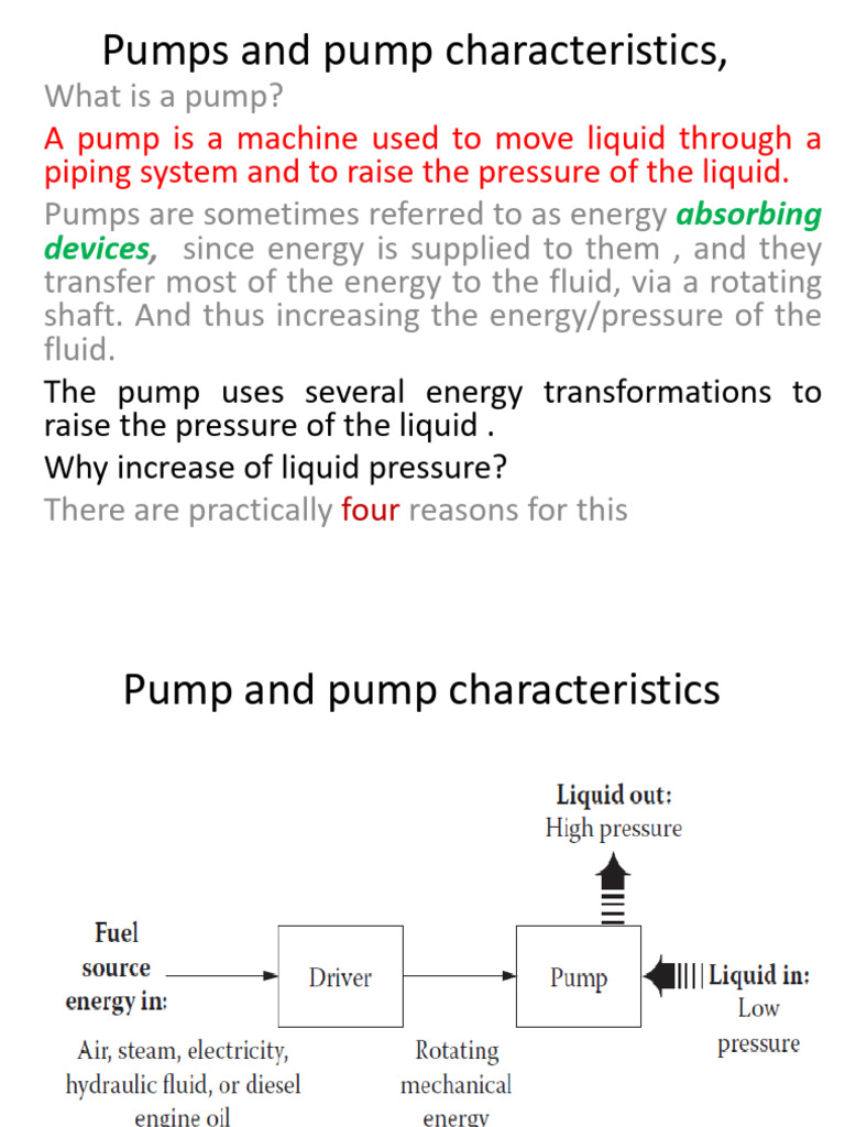 Understanding Pump Types and Functions | PDF | Pump | Energy Technology