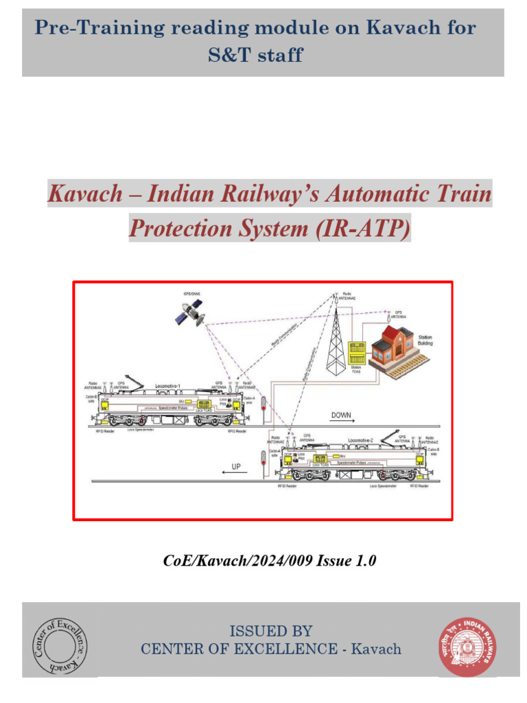 Kavach System Pre-Training Module | PDF | Rail Transport | Railway Safety