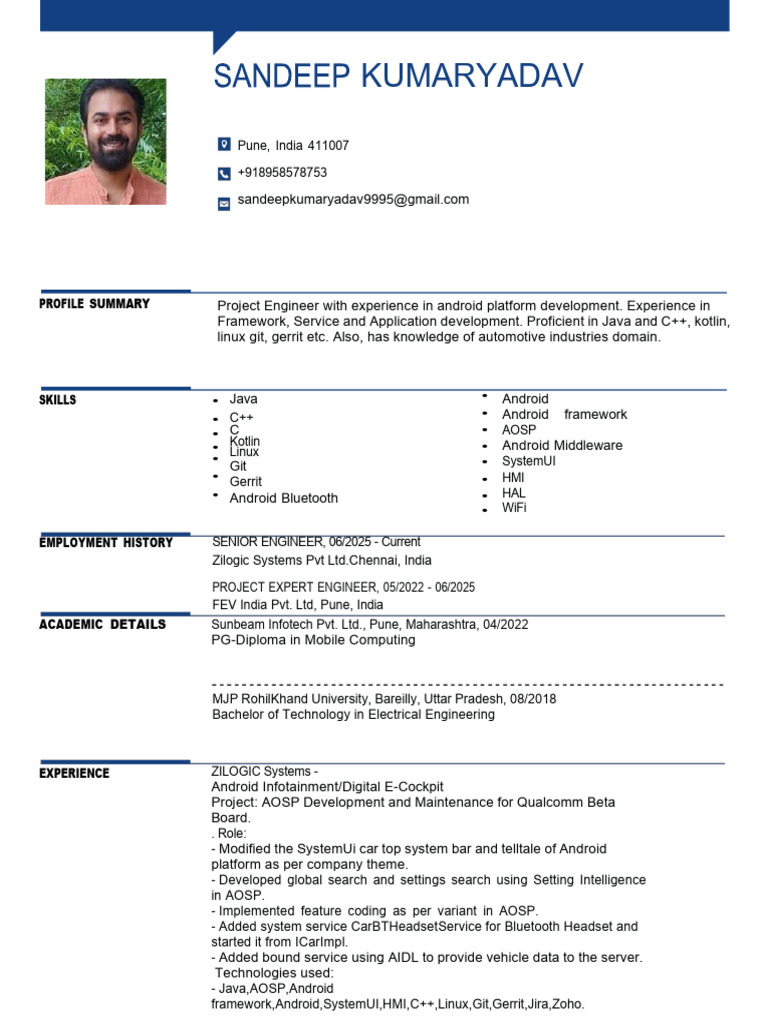 Sandeep Kumar Yadav | PDF | Android (Operating System) | Computing
