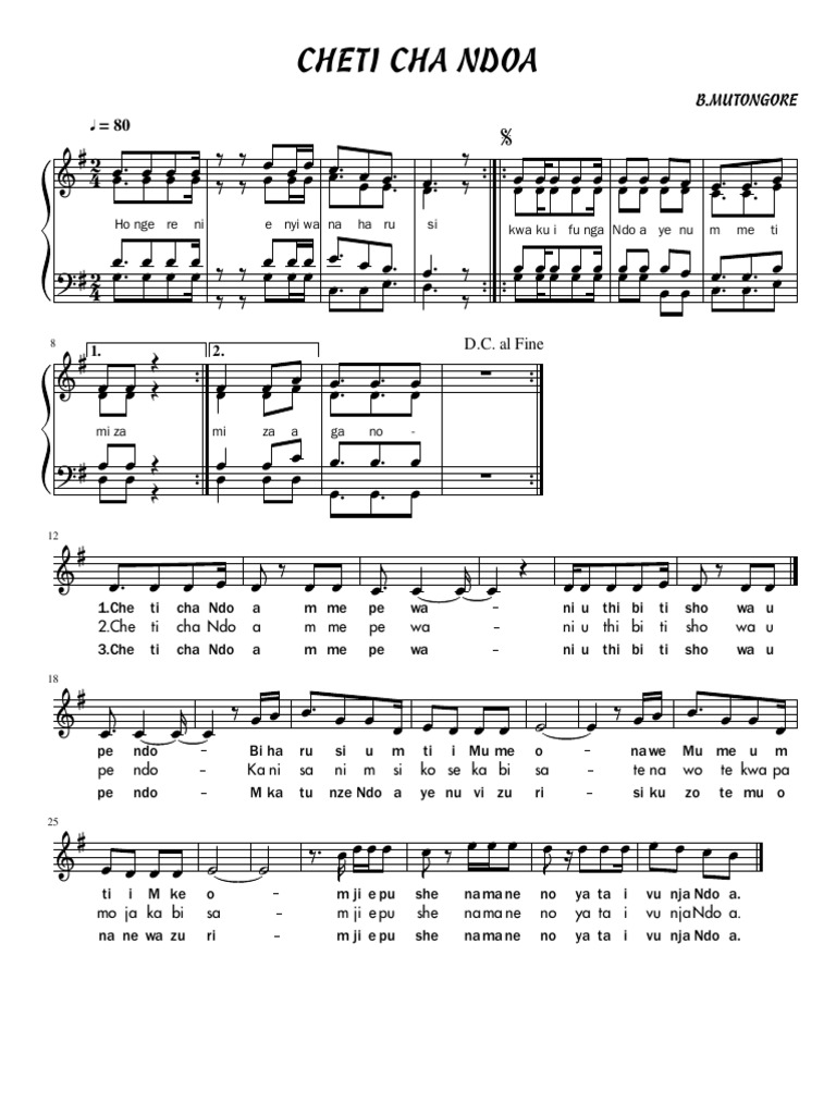 CHETI_CHA_NDOA | PDF