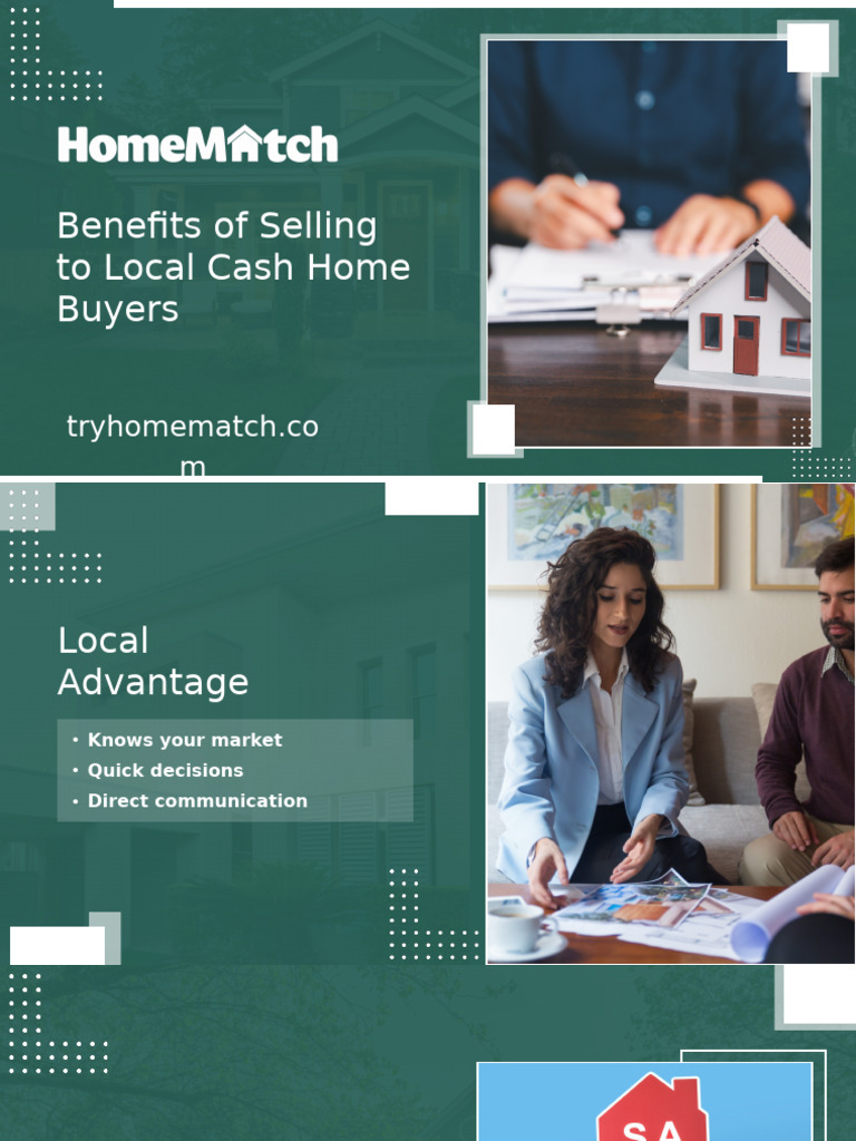 Why Local Cash Buyers Are A Smart Choice For Home Sellers | PDF