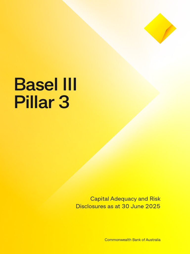 CBA Capital Adequacy Report 2025 | PDF | Basel Iii | Capital Requirement