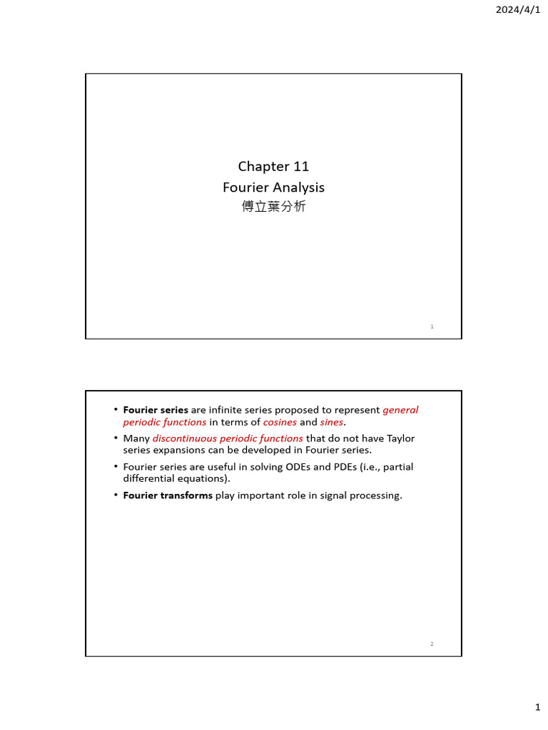 Understanding Fourier Series Basics | PDF | Fourier Series ...
